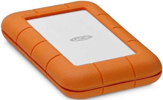 Внешний жесткий диск 2.5" Thunderbolt USB C 4Tb Lacie Rugged STFS4000800 оранжевый