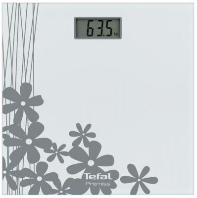 Весы напольные Tefal Premiss Flower White PP1070 серый рисунок