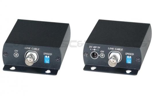 Комплект SC&amp;T IP02EP для передачи Ethernet и питания по коаксиальному кабелю до 500м