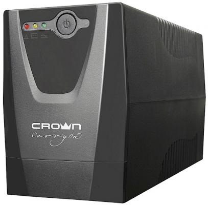 Источник бесперебойного питания Crown CMU-500XIEC 480VA Черный