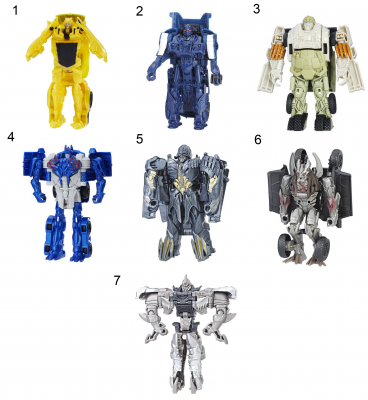 Игрушка Transformers "Трансформеры 5: Последний рыцарь" - Уан-Степ ассортимент, C0884