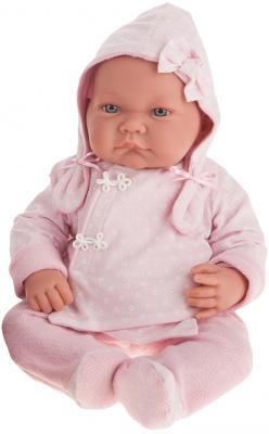 Кукла Munecas Antonio Juan "Алисия" 40 см в розовом 3368P