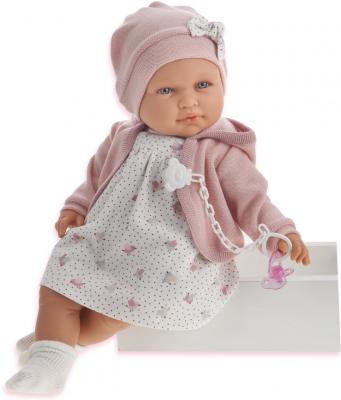 Кукла Munecas Antonio Juan Роза в розовом 55 см плачущая 1904P