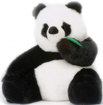 Мягкая игрушка панда Hansa Панда искусственный мех текстиль синтепон белый черный 78 см 1748