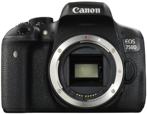 Зеркальная фотокамера Canon EOS 750D EF-S 18-55mm 24.2Mp черный 0592C077