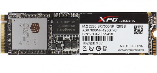 Твердотельный накопитель SSD M.2 128GB A-Data XPG SX7000 Read 660Mb/s Write 450Mb/s PCI-E ASX7000NP-
