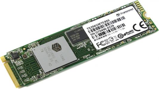 Твердотельный накопитель SSD M.2 256Gb Transcend MTE850 Read 2500Mb/s Write 1100mb/s PCI-E TS256GMTE