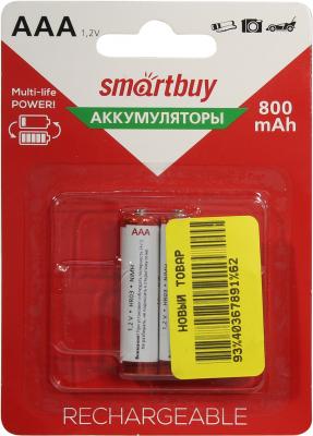 Аккумуляторы Smart Buy SBBR-3A02BL800 800 mAh AAA 2 шт HR03-2BL