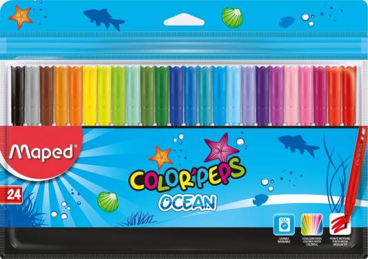 Набор фломастеров Maped Color Peps Ocean 2 мм 24 шт разноцветный 845722