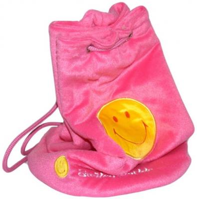 Рюкзак декоративный Flavio Ferrucci со смайликом розовый