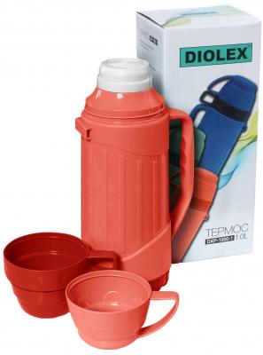 Термос Diolex DXP-1000-1-R 1л красный