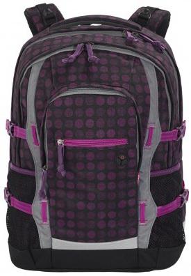 Рюкзак светоотражающие материалы 4YOU Jampac Принт Точки 30 л фиолетовый серый 115501-886