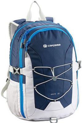 Рюкзак светоотражающие материалы CARIBEE Apache 30 л синий белый