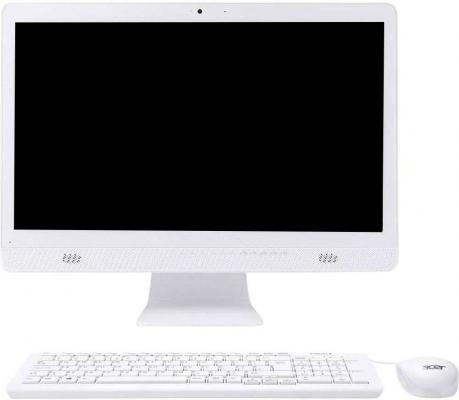 Моноблок Acer Aspire C20-720 19.5" HD+ Cel J3060/4Gb/500Gb/HDG/DVDRW/CR/Windows 10/GbitEth/WiFi/BT/клавиатура/мышь/Cam/белый