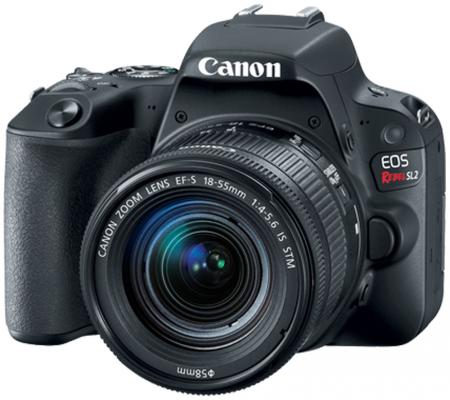 Зеркальная фотокамера Canon EOS 200D EF-S 18-55mm 24Mp черный 2250C011