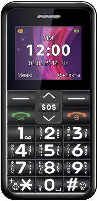 Мобильный телефон Texet TM-101 черный