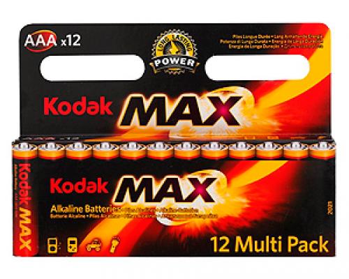Батарейки KODAK Max LR03-12BL K3A-12 120/720/34560 LR03 12 шт