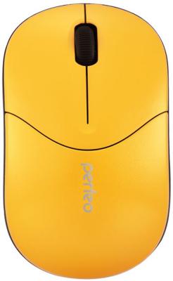Мышь беспроводная Perfeo PF-533-WOP-Y чёрный жёлтый USB + радиоканал