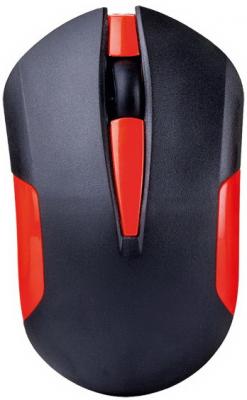 Мышь беспроводная Perfeo SONATA PF-153-WOP-B/R чёрный красный USB