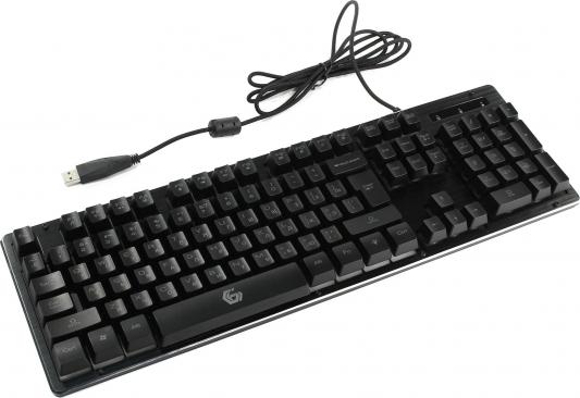 Клавиатура проводная Gembird KB-G400L USB черный