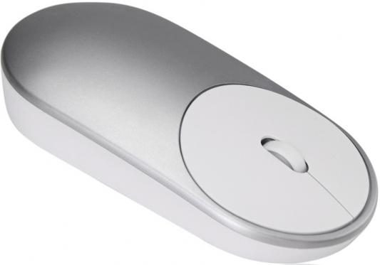 Мышь беспроводная Xiaomi Mi Portable серебристый Bluetooth