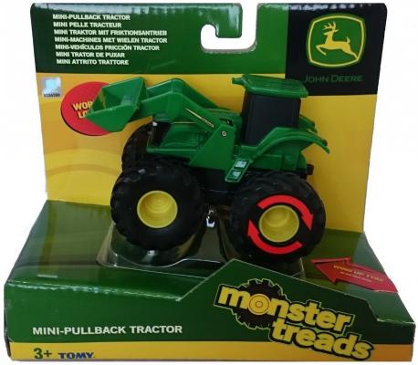 Трактор Tomy Monster Treads зеленый 10 см