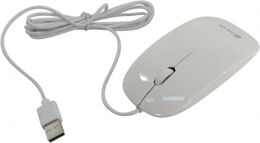 Мышь проводная Oklick 265M белый USB HM-36