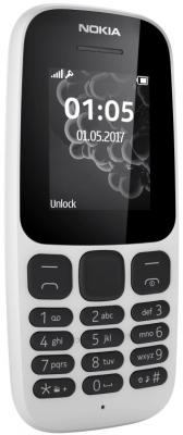 Мобильный телефон NOKIA 105 TA-1010 белый 1.4&quot; 8 Мб