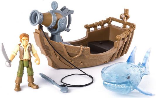 Игровой набор Pirates of Caribbean Фигурка Генри Тернера и акула-призрак 4 предмета
