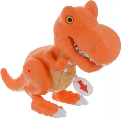 Интерактивная игрушка Junior Megasaur Динозавр 80079-o от 3 лет оранжевый