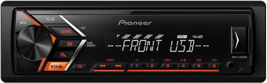 Автомагнитола Pioneer MVH-S100UBA USB MP3 FM RDS 1DIN 4x50Вт черный