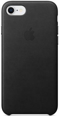 Накладка Apple "Leather Case" для iPhone 7 iPhone 8 чёрный MQH92ZM/A