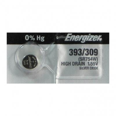 Батарейка Energizer Silver Oxide 393/309 SR754W 1 шт 635312