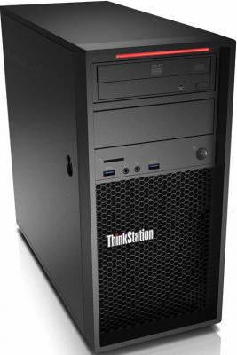 Системный блок Lenovo ThinkStation P320 i7-6700 3.4GHz 8Gb 256Gb SSD DVD-RW Win7Pro Win10Pro клавиатура мышь черный 30BH0017RU