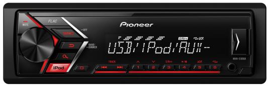

Автомагнитола Pioneer MVH-S100UI USB MP3 FM RDS 1DIN 4x50Вт черный