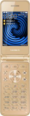 Мобильный телефон Texet TM-400 золотистый