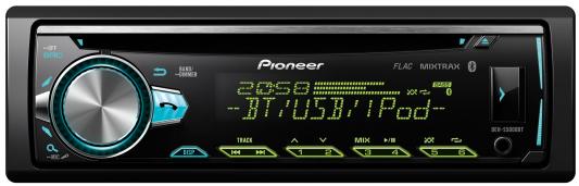 Автомагнитола Pioneer DEH-S5000BT-K USB MP3 CD FM RDS 1DIN 4x50Вт черный