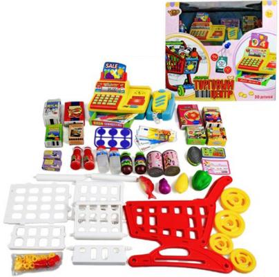 Игровой набор Shantou Gepai Торговый центр с аксессуарами (свет, звук) 28 предметов