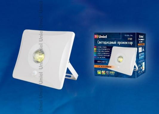 Прожектор светодиодный (UL-00000781) Uniel 10W 6000K ULF-F31-10W/DW SENSOR IP65 100-265В White