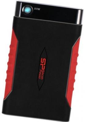 Внешний жесткий диск 2.5" USB3.0 2 Tb Silicon Power A15 Armor SP020TBPHDA15S3L черный/красный