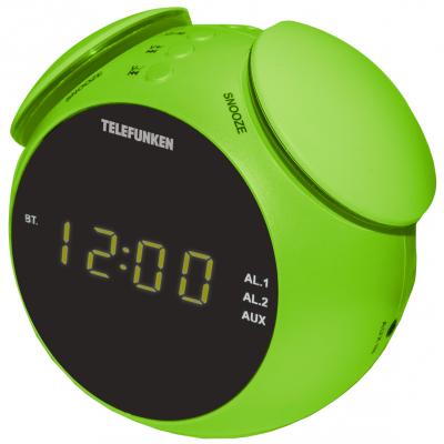 Часы с радиоприёмником Telefunken TF-1570 зелёный