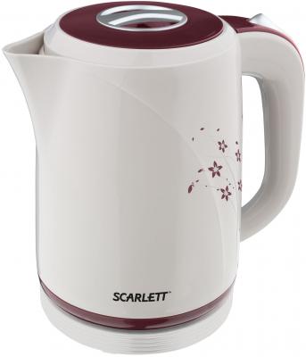 Чайник Scarlett SC-EK18P23 2200 Вт белый 1.7 л пластик