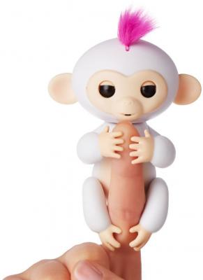 Интерактивная игрушка обезьянка WowWee Fingerlings - София пластик белый 12 см 3702A