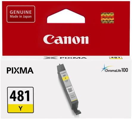 Картридж Canon CLI-481 Y для Canon Pixma TS5140/6140/8140/8540 желтый 2100C001