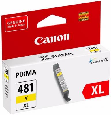 Картридж Canon CLI-481XL Y для Canon Pixma TS6140/TS8140TS/TS9140/TR7540/TR8540 желтый 2046C001