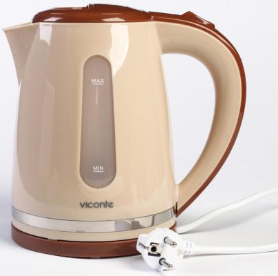 Чайник Viconte VC-3253 2200 Вт бежевый 2 л пластик