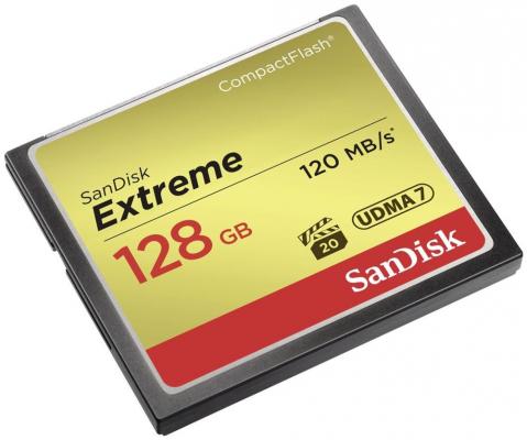 Карта памяти Compact Flash Card 128Gb SanDisk SDCFXSB-128G-G46