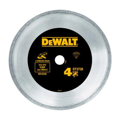 Диск алм. DeWALT DT3736-XJ  со сплошной кромкой по керамике, 125x22.2x2.2мм