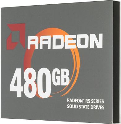 Твердотельный накопитель SSD 2.5" 480 Gb AMD R5SL480G Read 530Mb/s Write 450Mb/s 3D NAND TLC