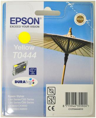 

Картридж EPSON T0444 желтый для C84/C86/CX6400/CX6600